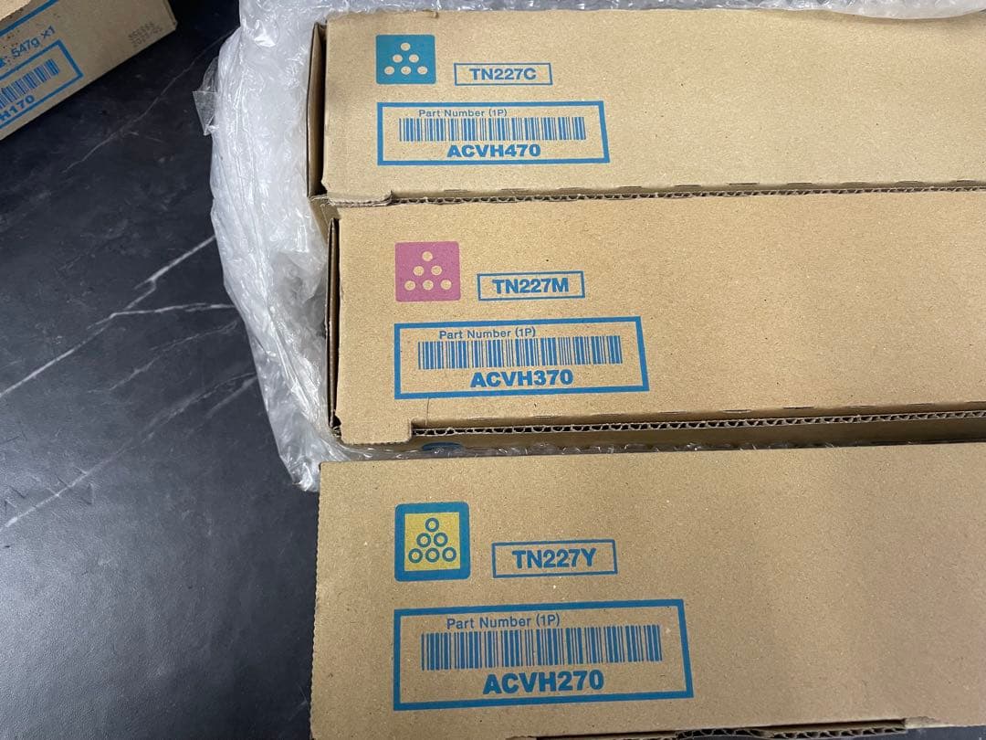 bizhub C287i トナーカートリッジ 3色セット