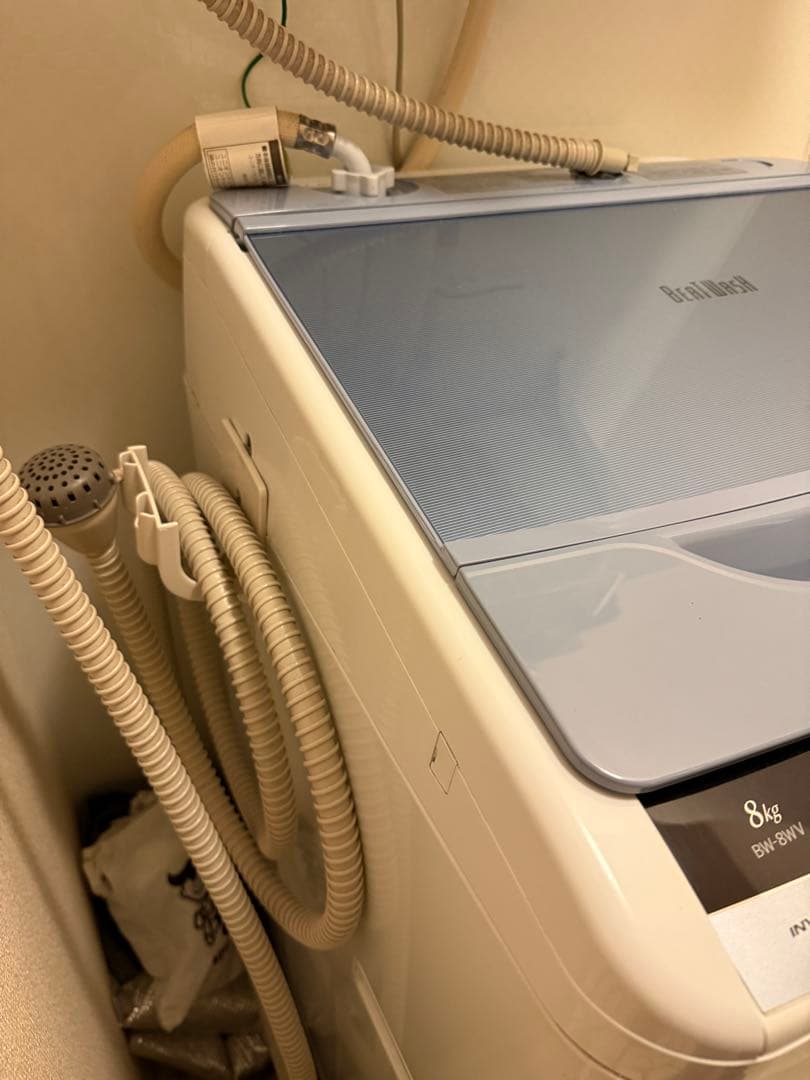 【週末限定】日立 HITACHI ビートウォッシュ全自動洗濯機（BW-8WV）