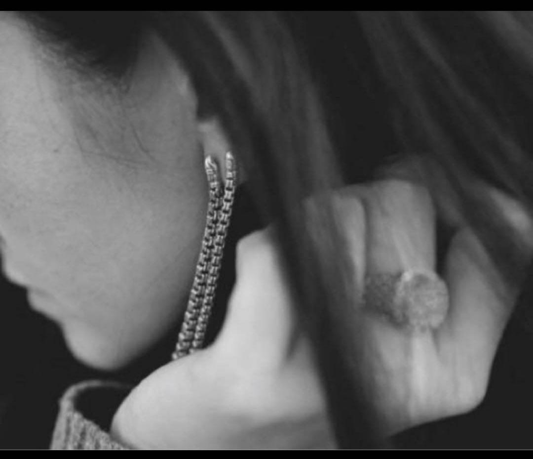 TOMWOOD ゴールドチェーンピアス トムウッド