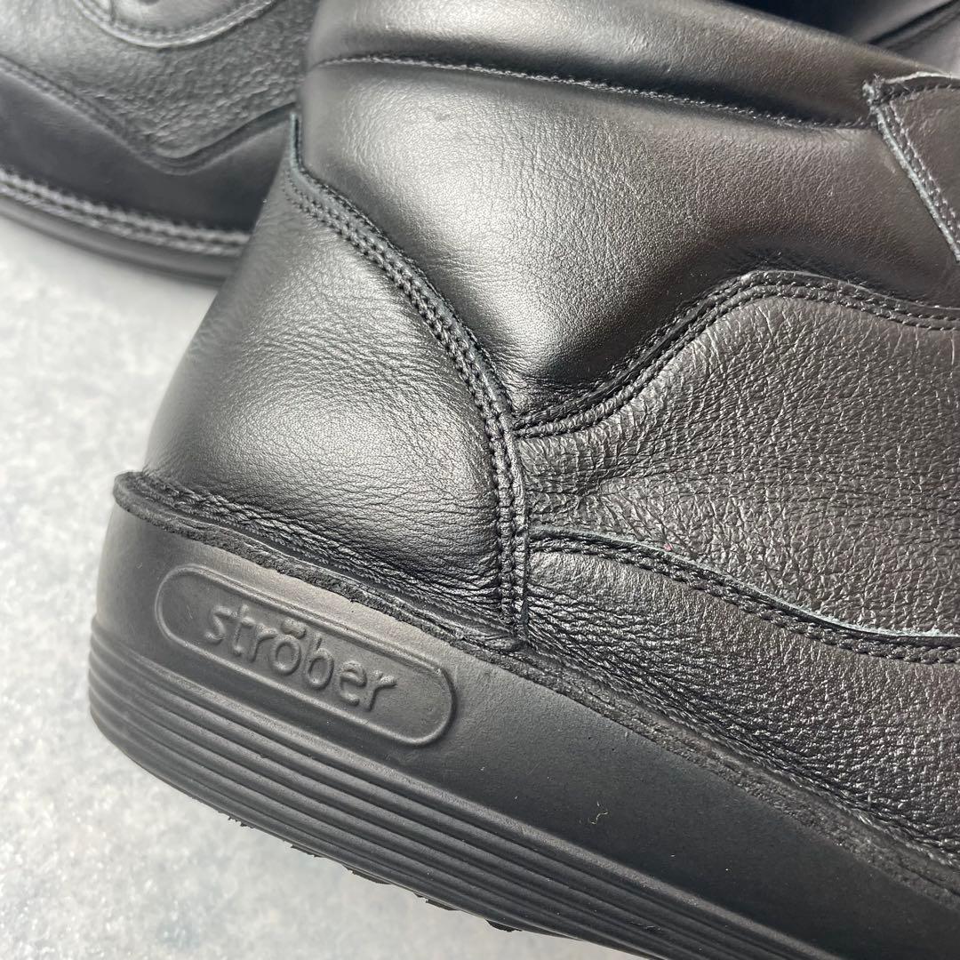 【極美品】strober ストロバー 定番人気モデル レザースニーカー 外反母趾