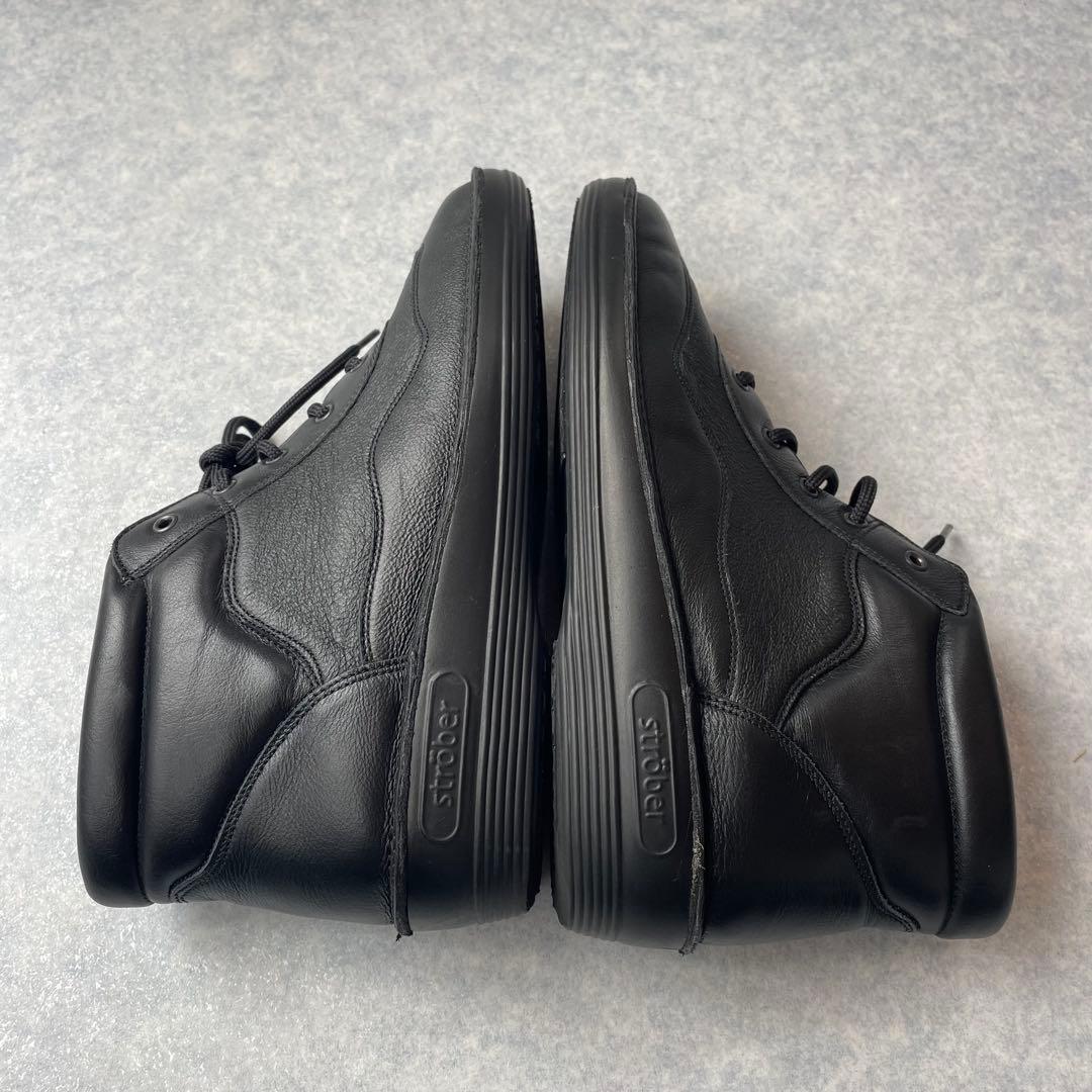 【極美品】strober ストロバー 定番人気モデル レザースニーカー 外反母趾