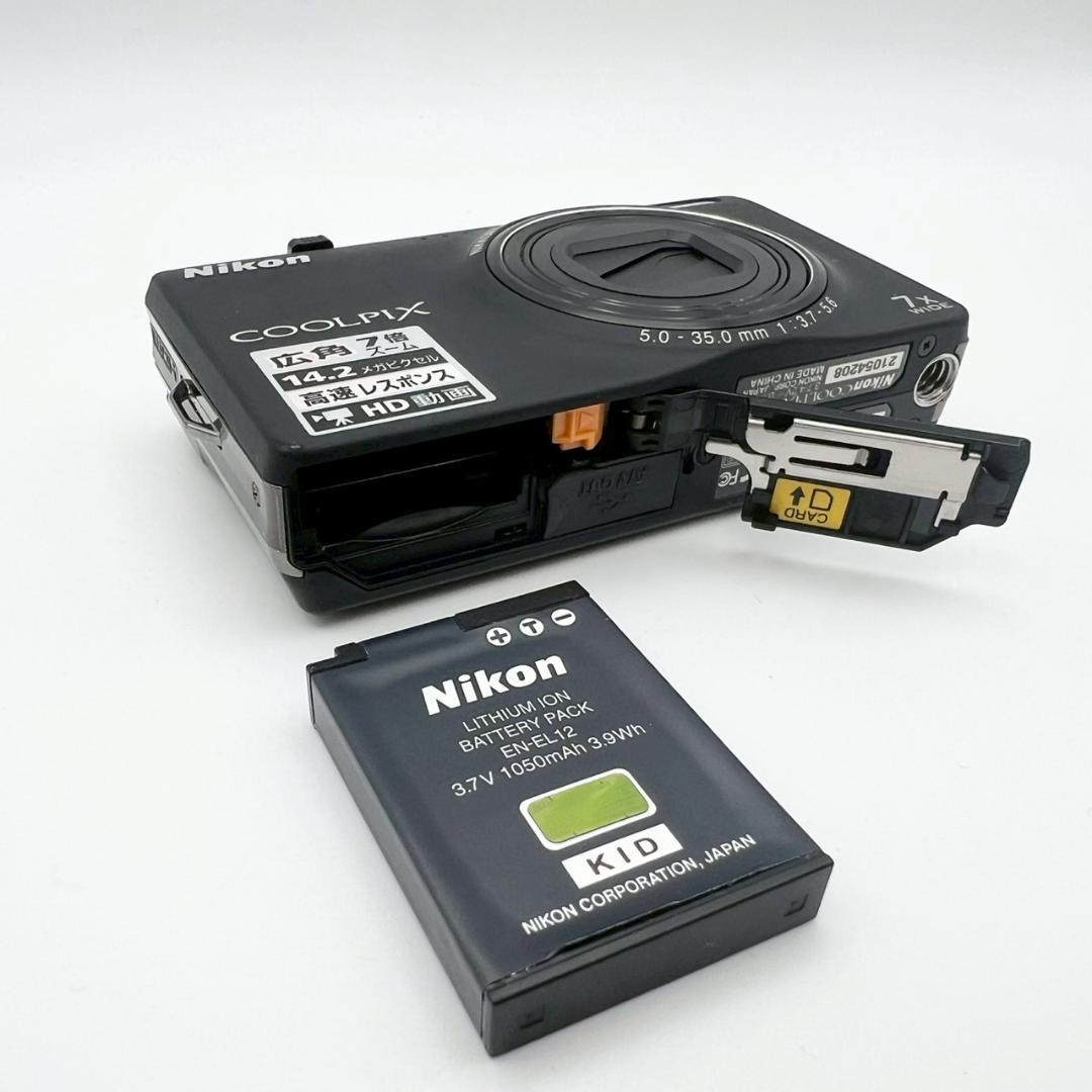 【完動品】Nikon COOLPIX S6000 コンデジ ゴールド 動作確認済