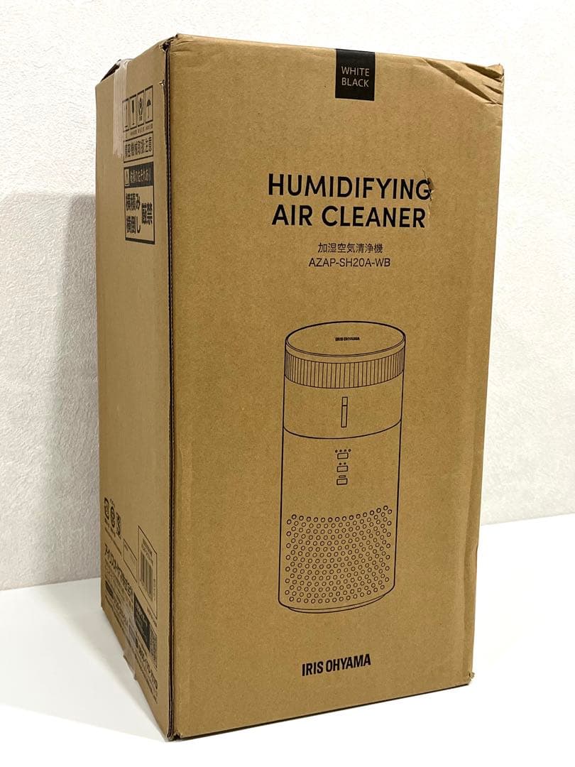h898 新品　アイリスオーヤマ　加湿空気清浄機　AZAP-SH20A-WB