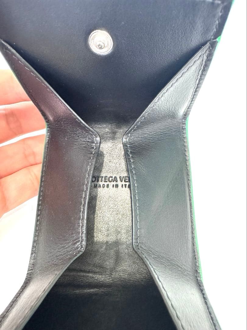 【美品】BOTTEGA VENETA ケース　小銭入れ　ラム　カーフスキン