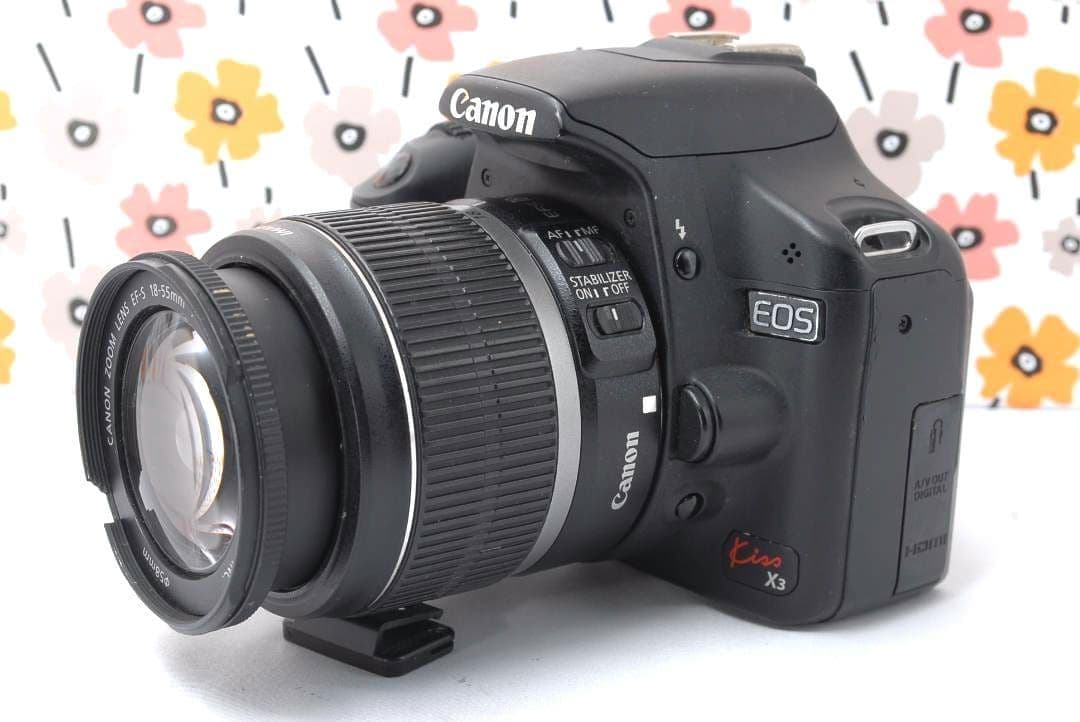 ❤Canon Kiss X3❤ショット数少ない❤手ぶれ補正❤軽量＆入門モデル❤