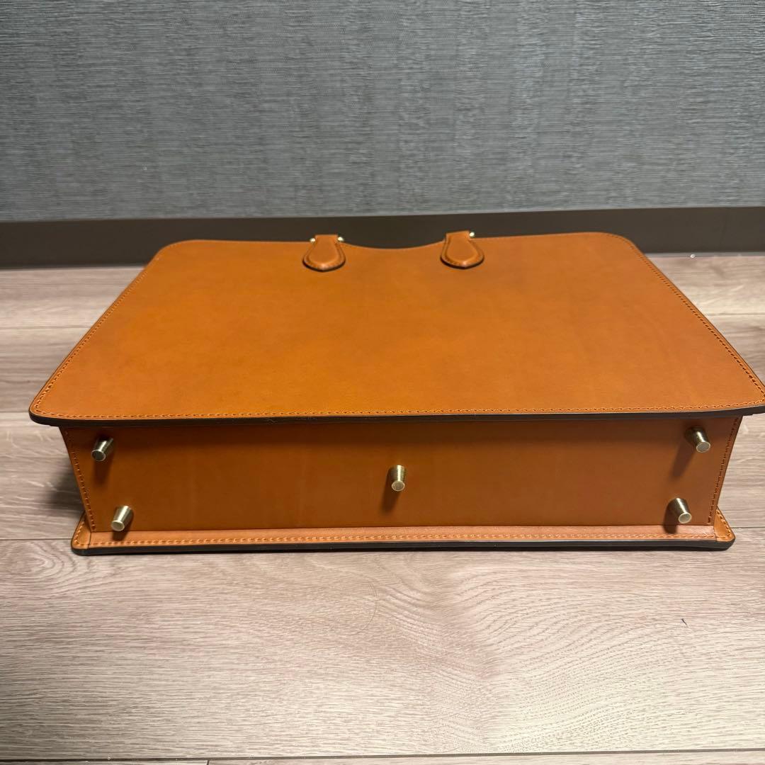 土屋鞄 マグナス レザートートバッグ(茶色)