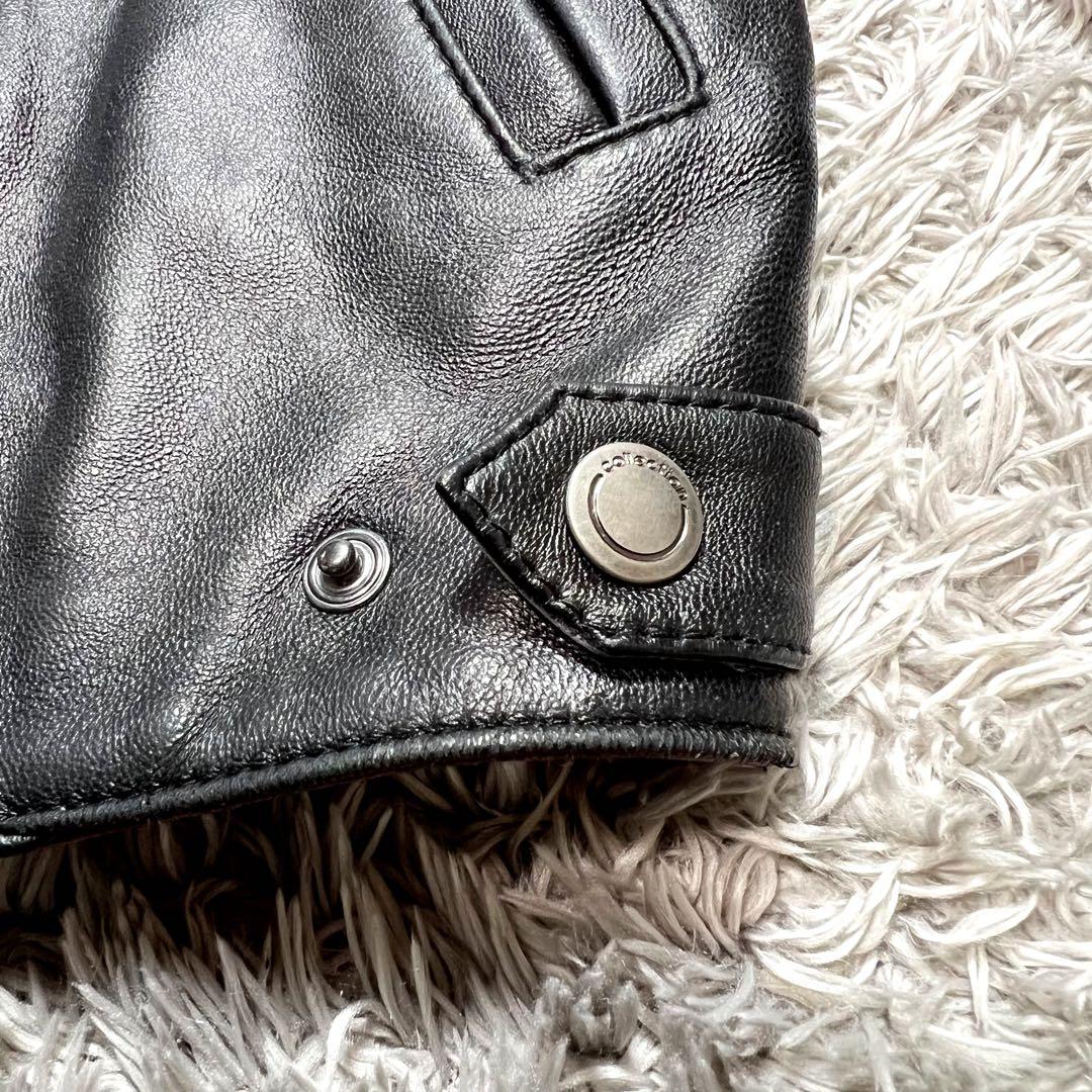 g-stage メンズ ラムレザー シングルライダースジャケット Lサイズ