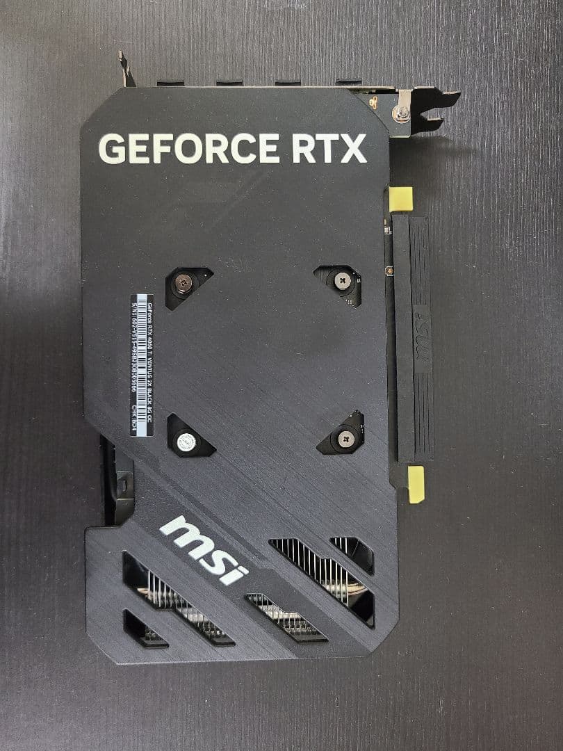 【備品】GeForce RTX 4060 Ti VENTUS 2X 8G OC