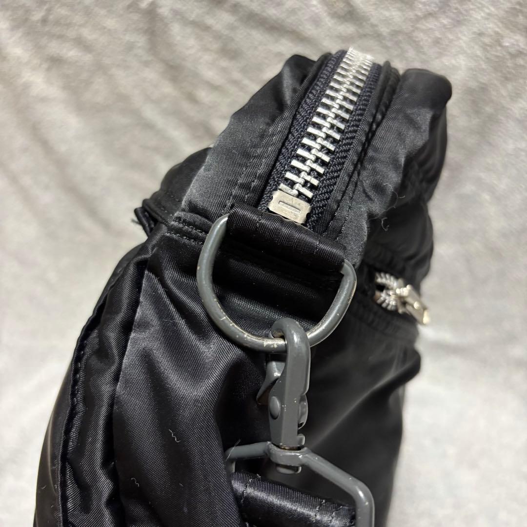 【美品】PORTER タンカー ブリーフケース 2way ブラック ナイロン