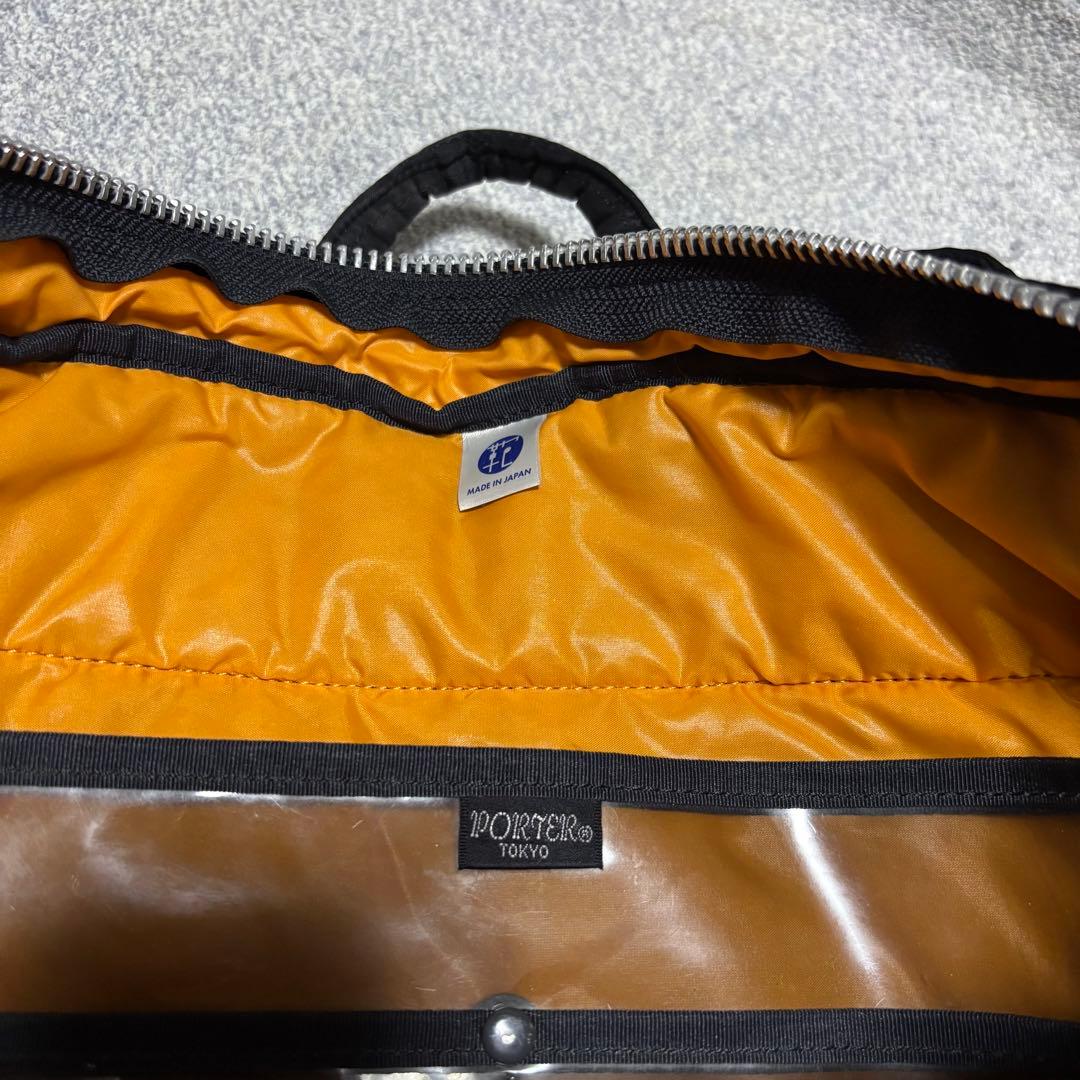 【美品】PORTER タンカー ブリーフケース 2way ブラック ナイロン
