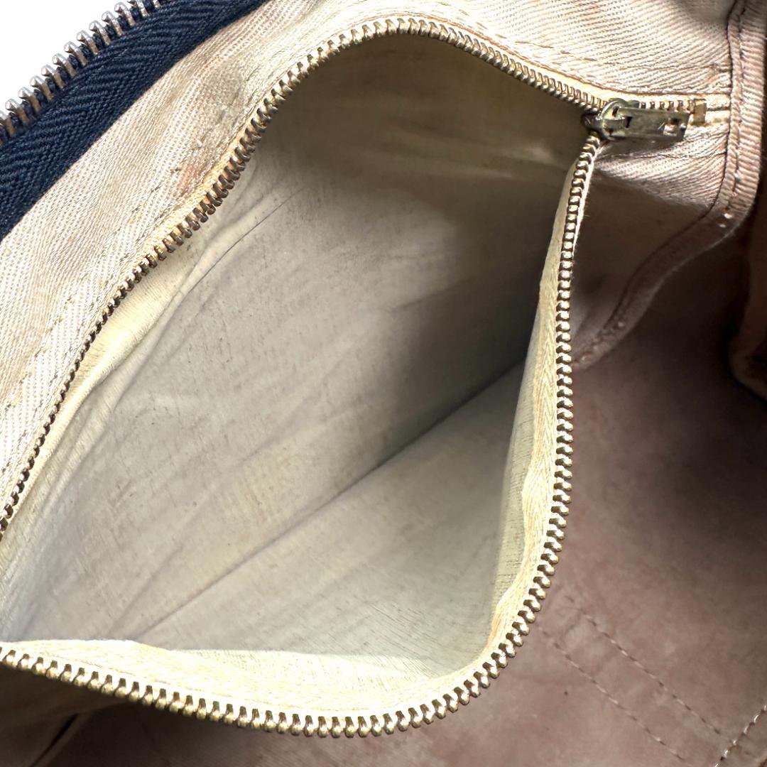 Christian Dior トロッター キャンバス ボストンバッグ ブラック