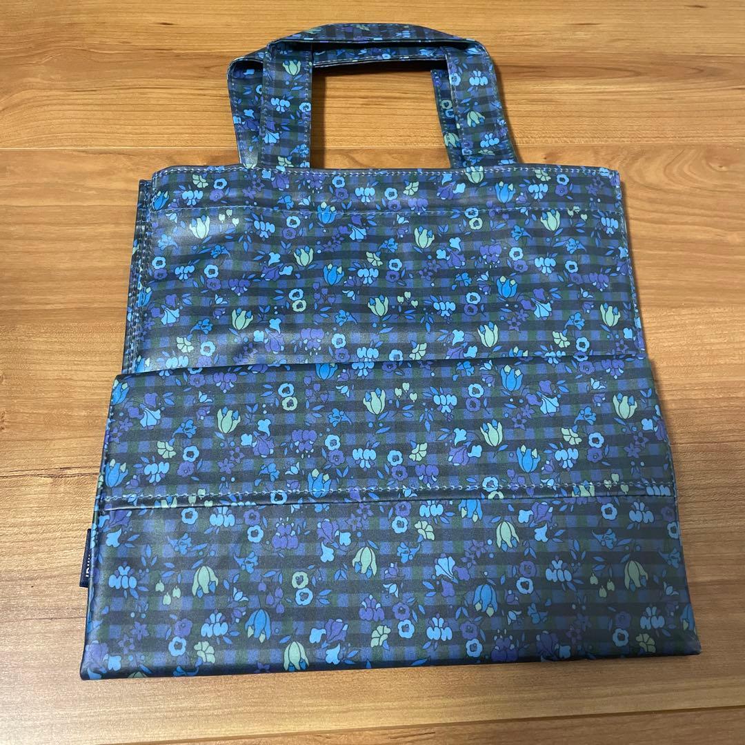 新品　ファミリア　リバティー　トートバッグS ブルー