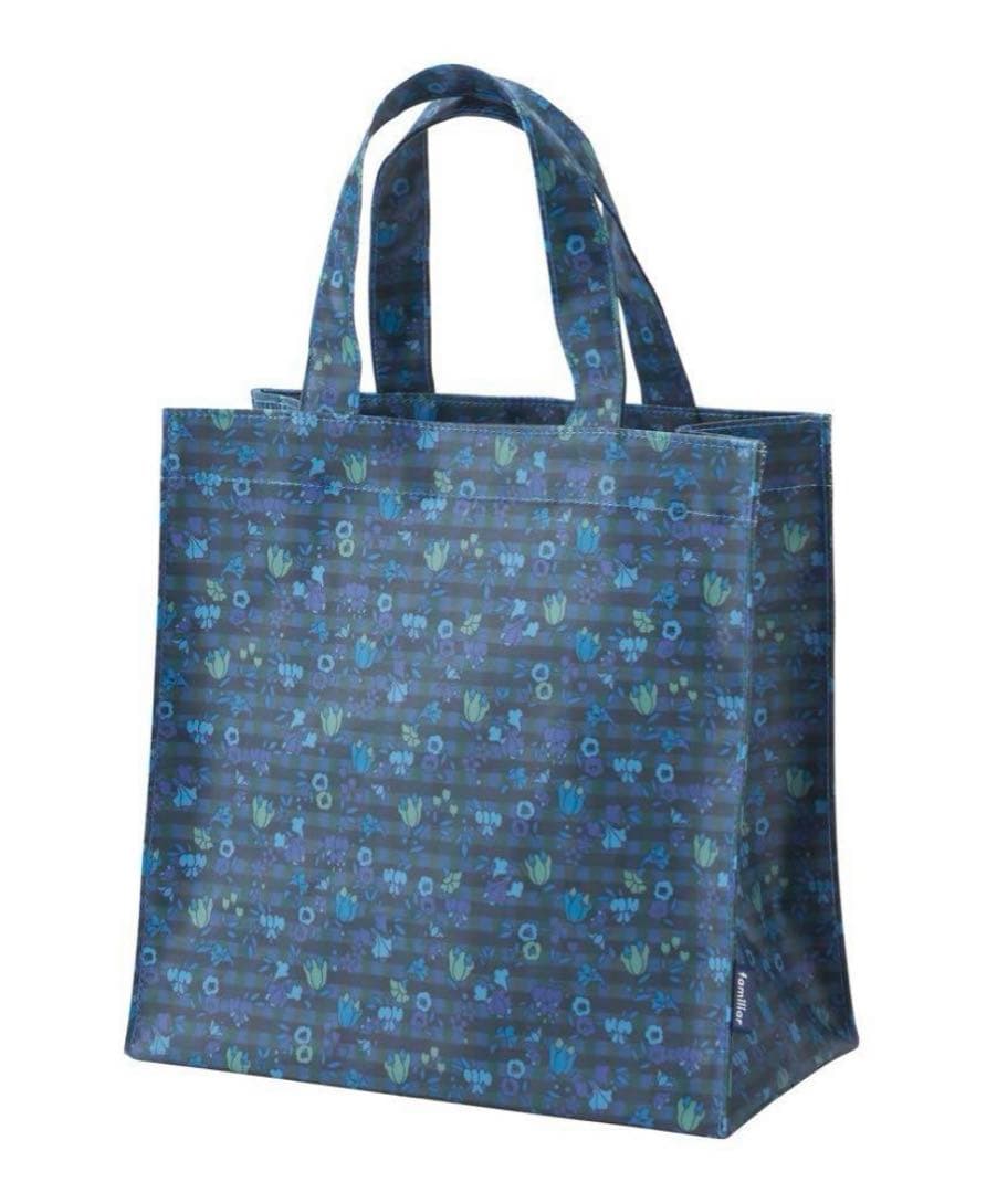 新品　ファミリア　リバティー　トートバッグS ブルー