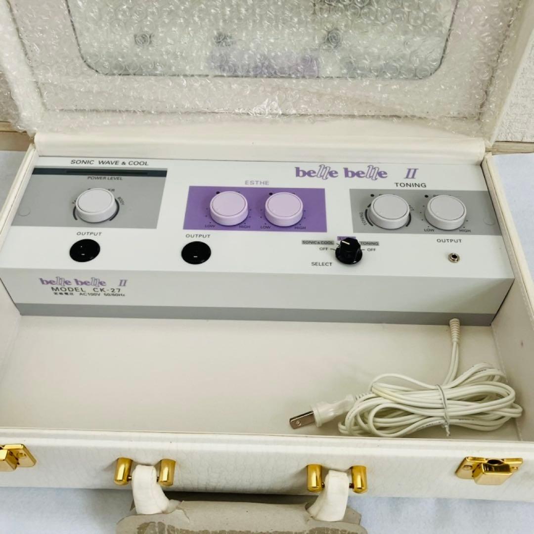 ベルベルII 美顔器 動作良好 付属品・説明書付き 本体美品 ケース難あり