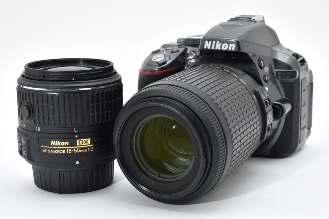 ショット数994回✨ほぼ新品✨希少グレー✨Nikon D5300 Wレンズセット