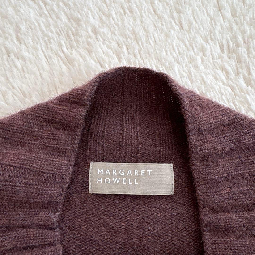 美品✨MARGARET HOWELL カシミヤ ウール　モックネック ニット