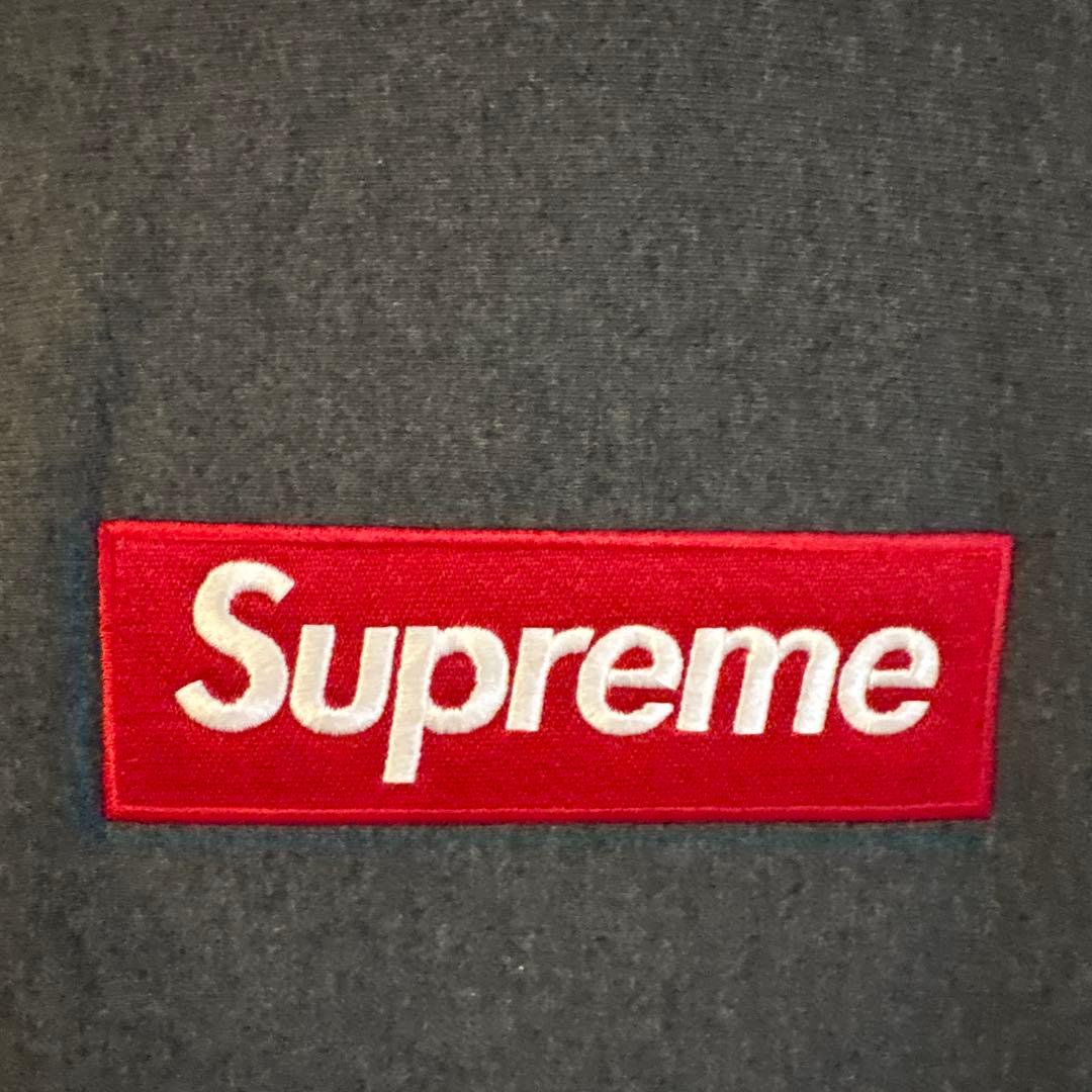 ⬛︎極美品⬛︎supreme⬛︎ボックスロゴ⬛︎パーカー⬛︎チャコールグレー⬛︎XL⬛︎シュプ
