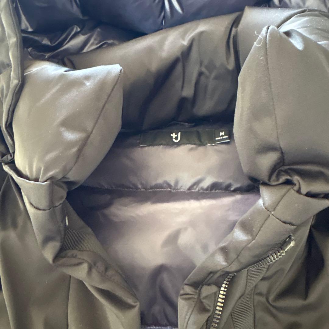 +J UNIQLOブラック ダウンジャケット Mサイズ