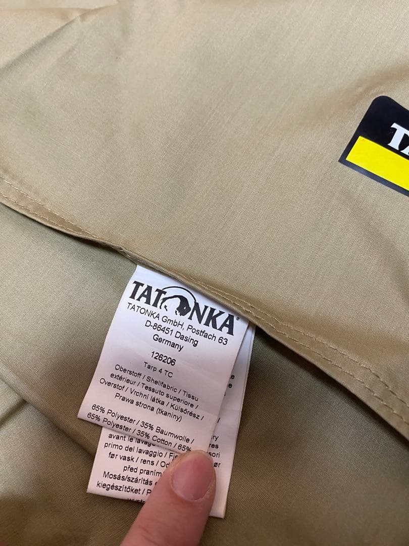 TATONKA 4TC タープ
