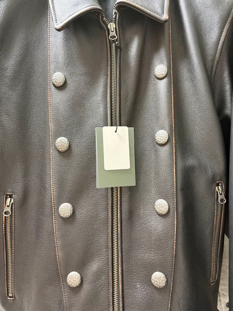 【GRANCY】ナポレオンレザーブルゾン Sサイズ