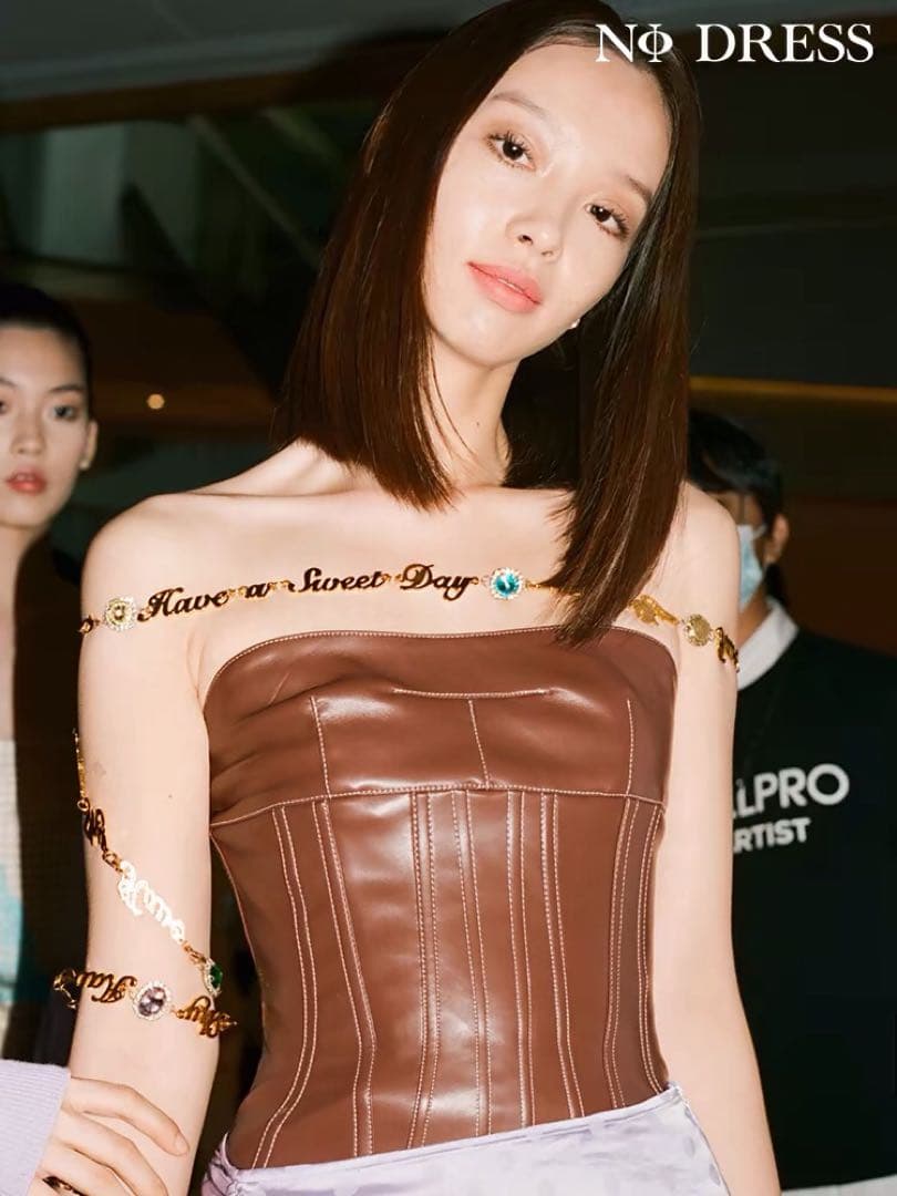 Nodress コルセット　トップス　茶色　ブラウン　Sサイズ　レア　新品