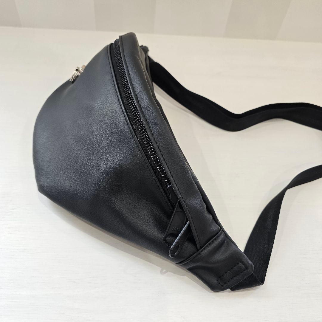 ジャムホームメイド　エシカルレザー シンプル ミニ ウエストポーチ