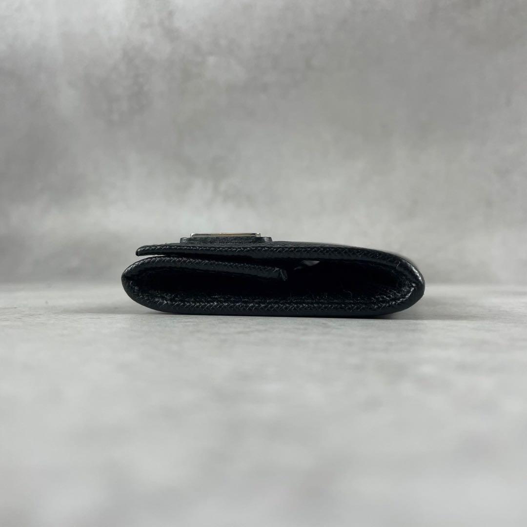 【極美品】現行 PRADA ケース 小銭入れ サフィアーノ 三角ロゴ