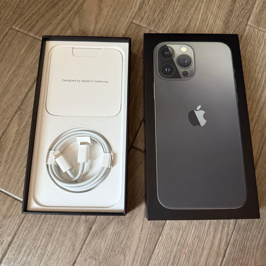 《美品》　iPhone 13 pro max 128GB グラファイト