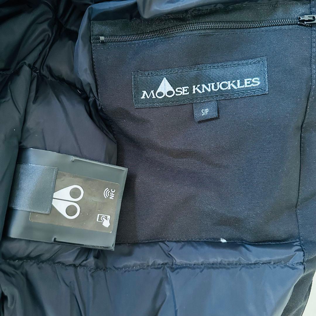 MOOSE KNUCKLES ブラック ダウンジャケット Sサイズ