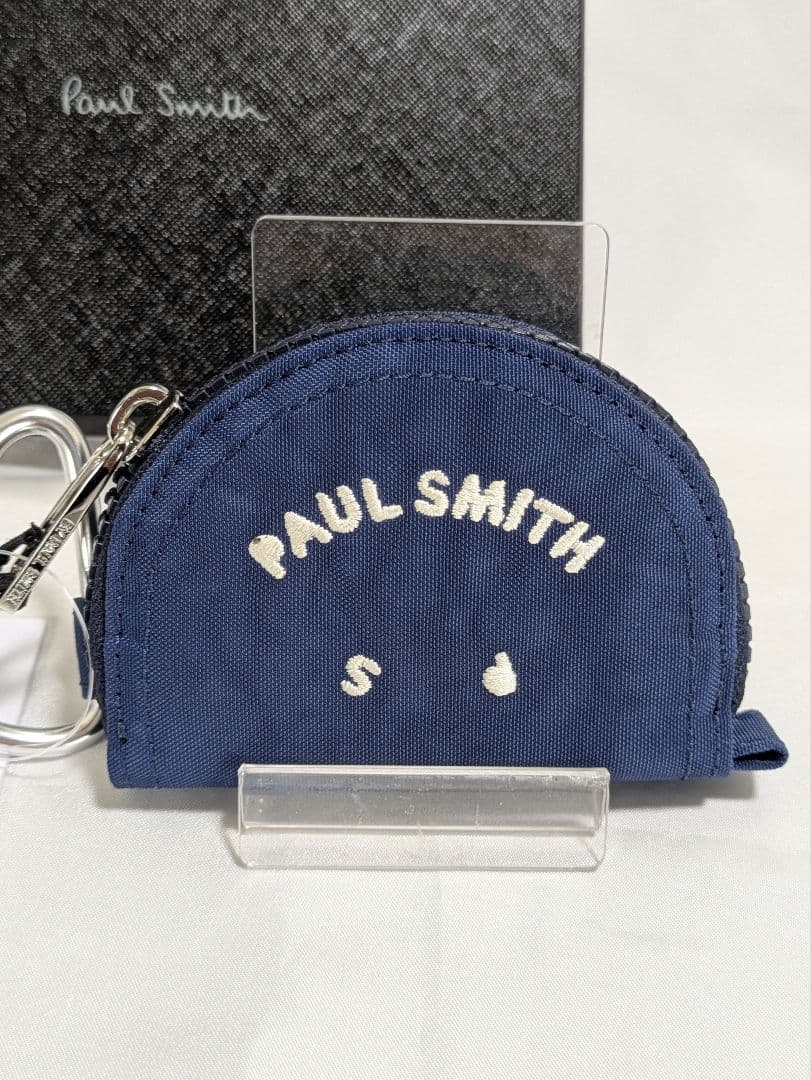 歳末処分価格【新品SALE】Paul Smith HAPPY カラナビ付ポーチ