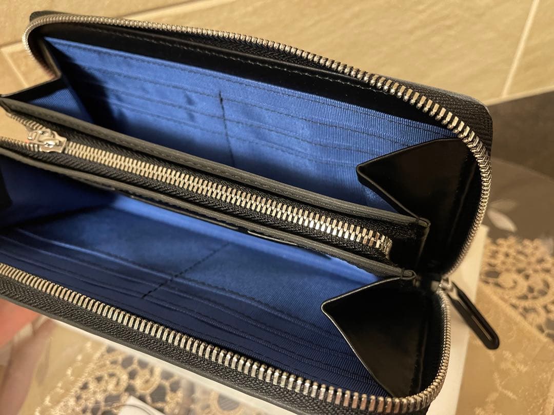 【新品】LANVIN en Bleu　長財布　黒　17,600円