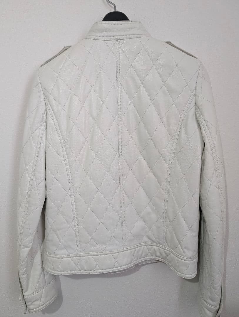 BALMAIN バルマン 希少 キルティング レザー ライダースジャケット 羊革