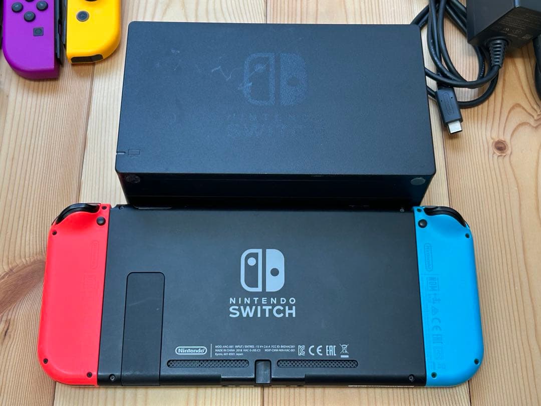 Nintendo Switch ネオンブルー/ネオンレッド　本体　箱なし