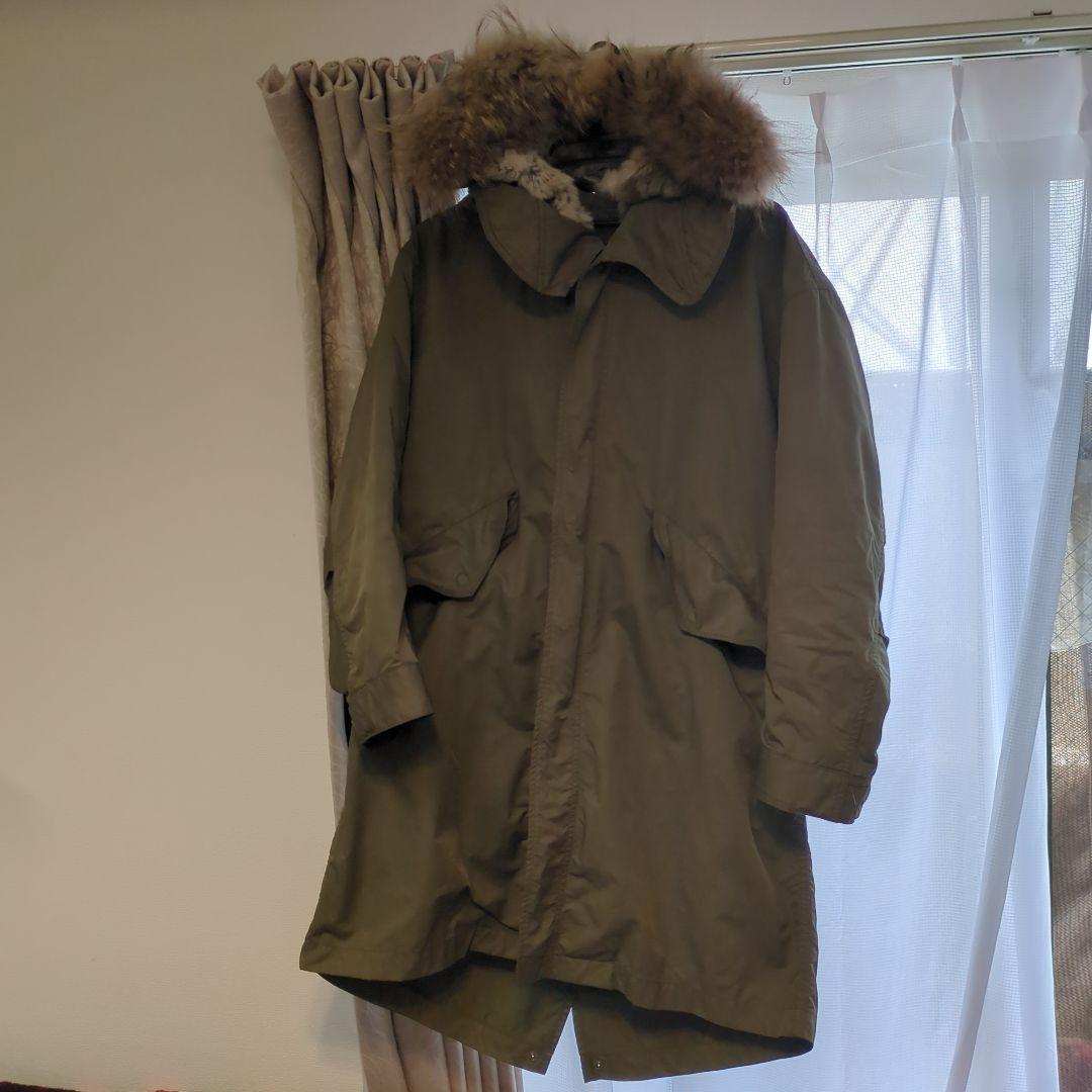 Riko　ドゥーズィエムクラスモッズコートキルティングライナーファー　38