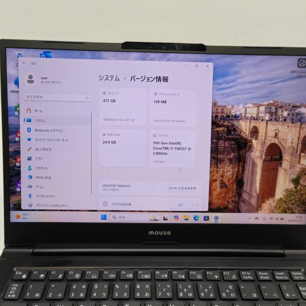 バッテリ新品 24GB フルHD マウス i7-11 SSD512GB オフィス