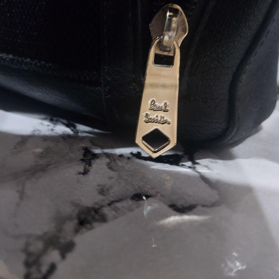 ポールスミス 3way　ビジネスバック シグネチャー　ジップストライプ　ブラック