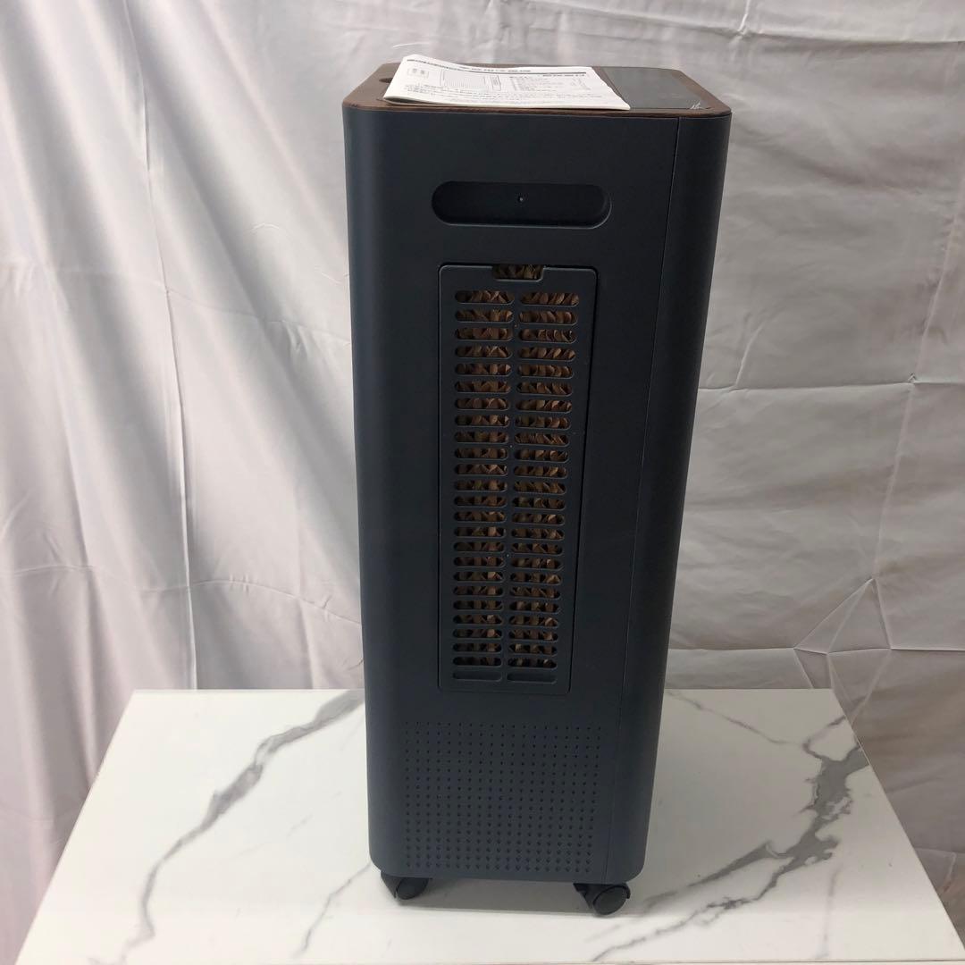 【美品】株式会社Ra　電気冷風機　FKT007R　ブラック　ウッド調　説明書　D