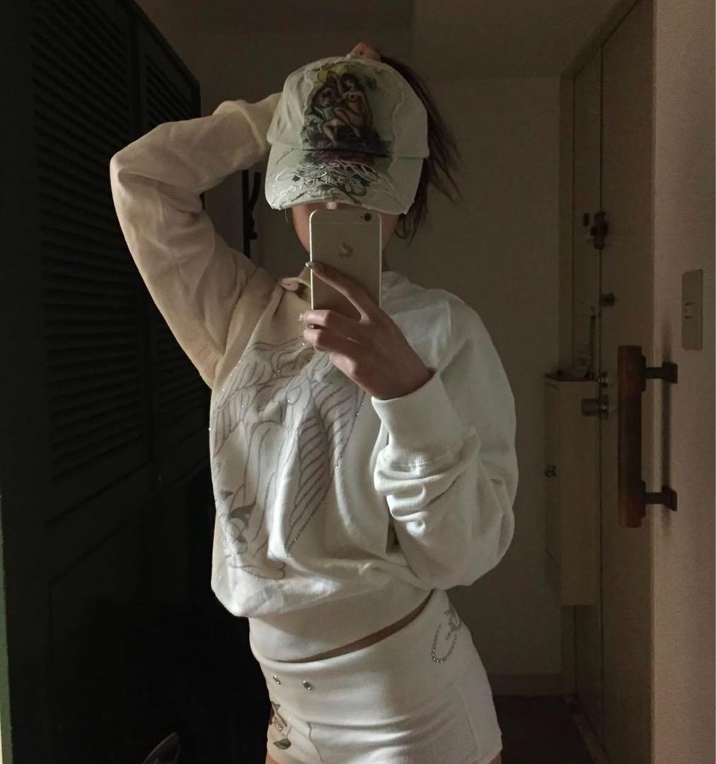 帽子 Sculptor Ed Hardy Distressed Cap Raw