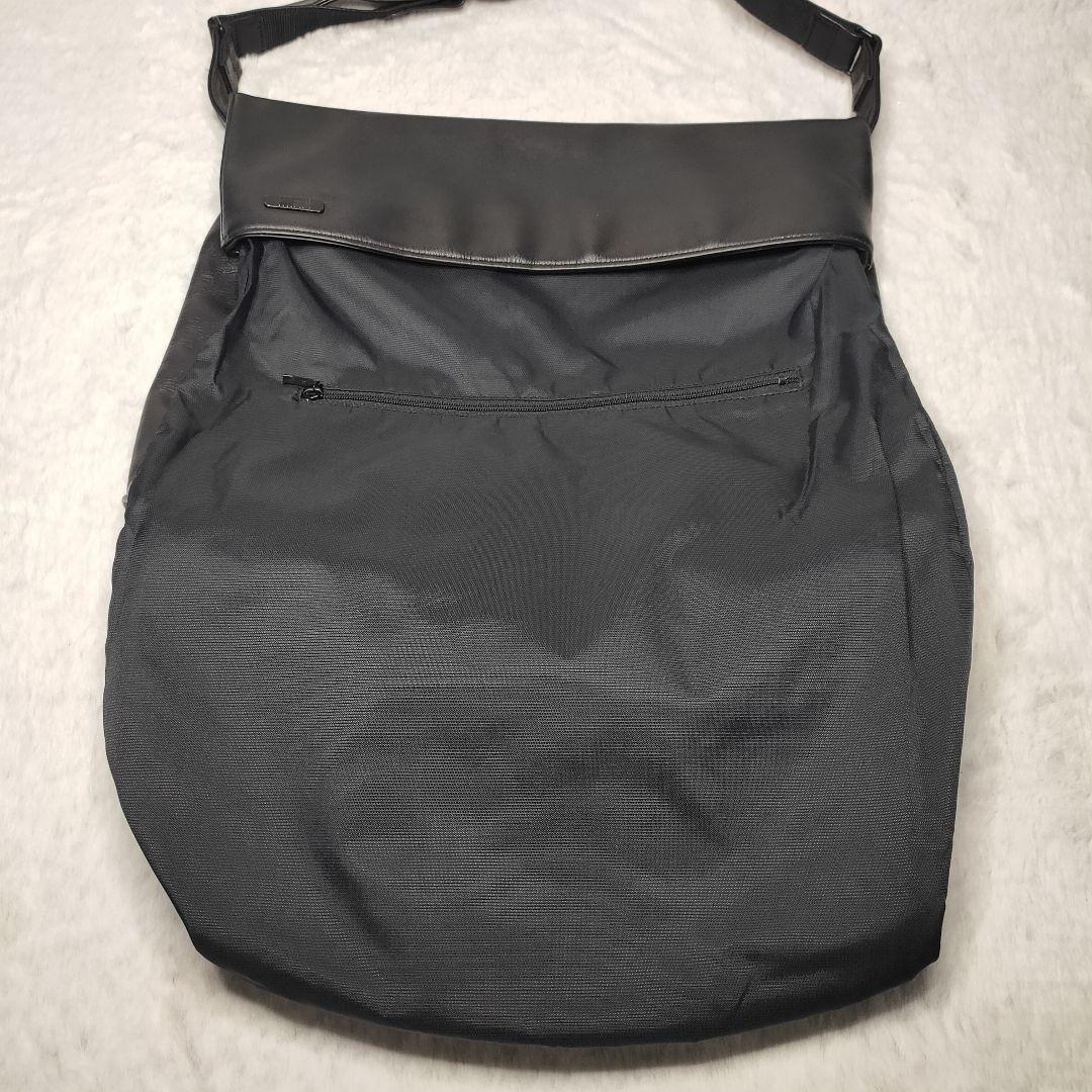 【美品】ミヤケデザインスタジオ ワンショルダー トートバッグ レザー ブラック