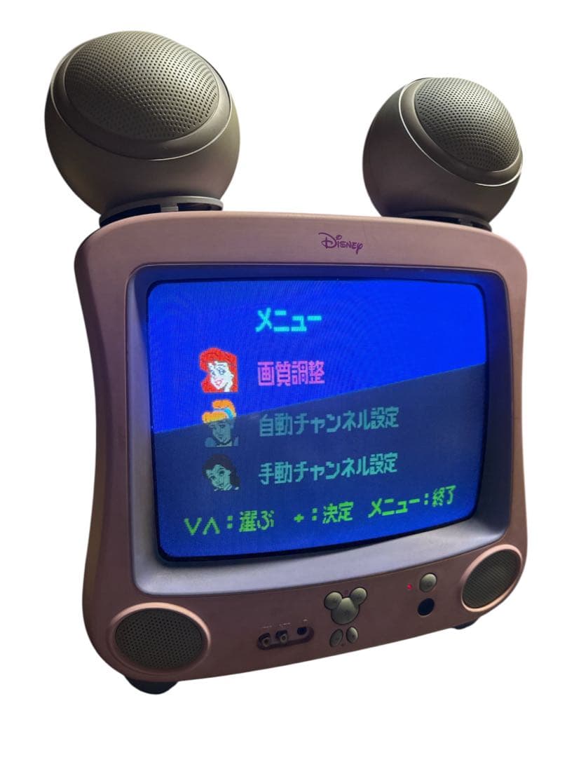 Disney ディズニー ミッキーマウス型テレビ＆DVDプレーヤー 2004年製