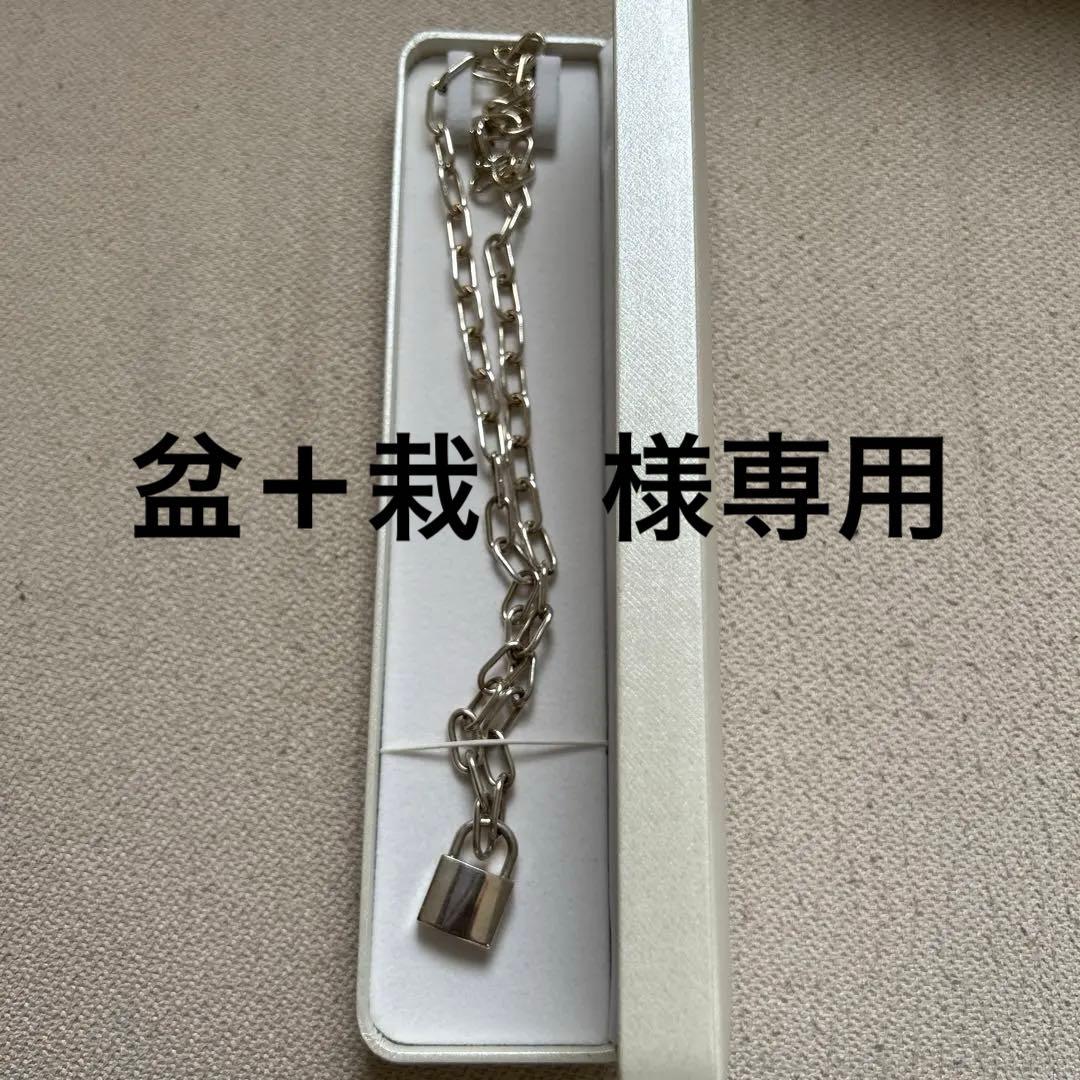 アクセサリー RePLAY PADLOCK NECKLACE silver925