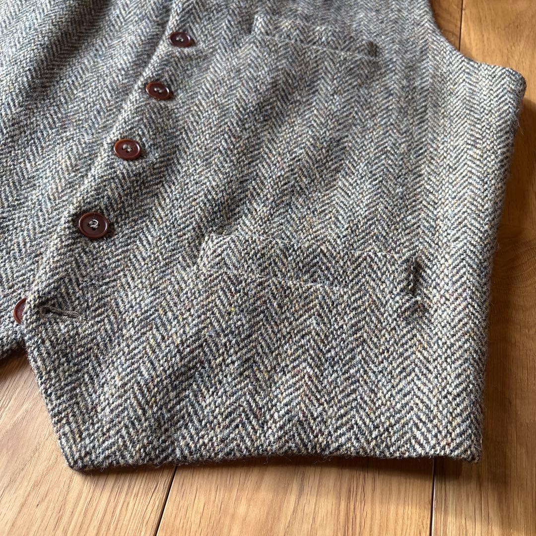 MITSUMINE ハリスツイードベスト　イタリア製