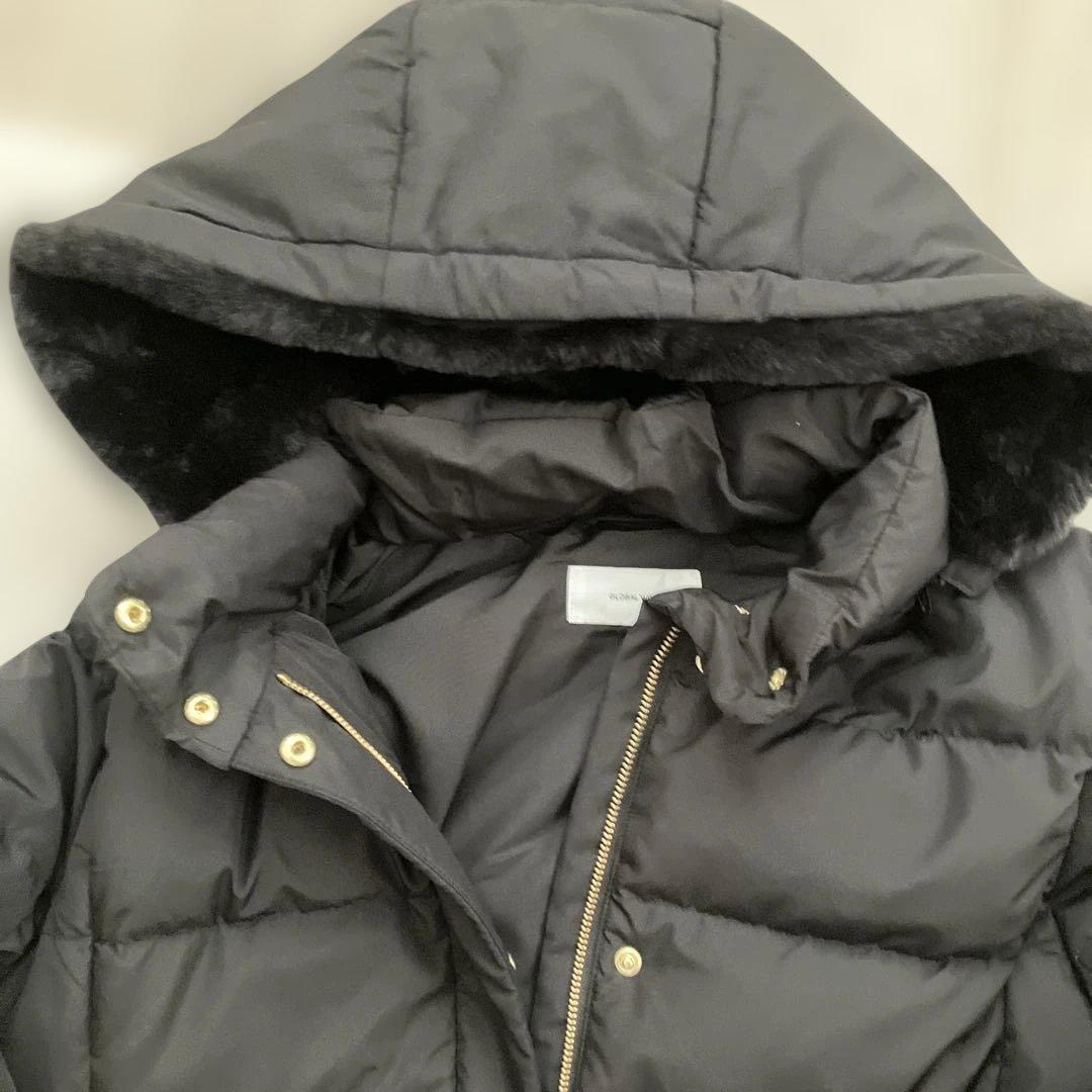 今季　GLOBAL WORK ウツクシルエットダウン　ブラック ダウンジャケット