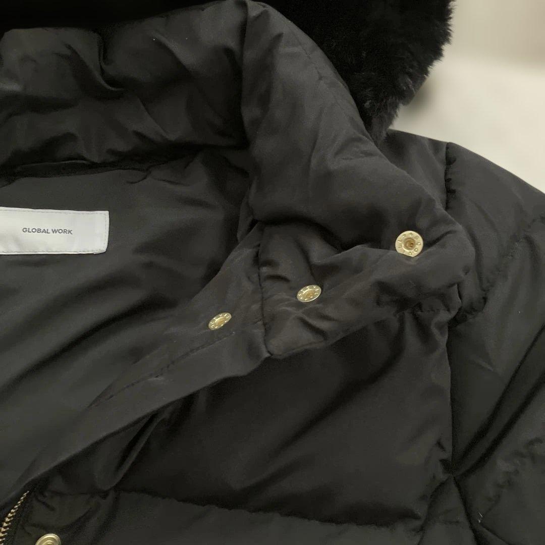 今季　GLOBAL WORK ウツクシルエットダウン　ブラック ダウンジャケット