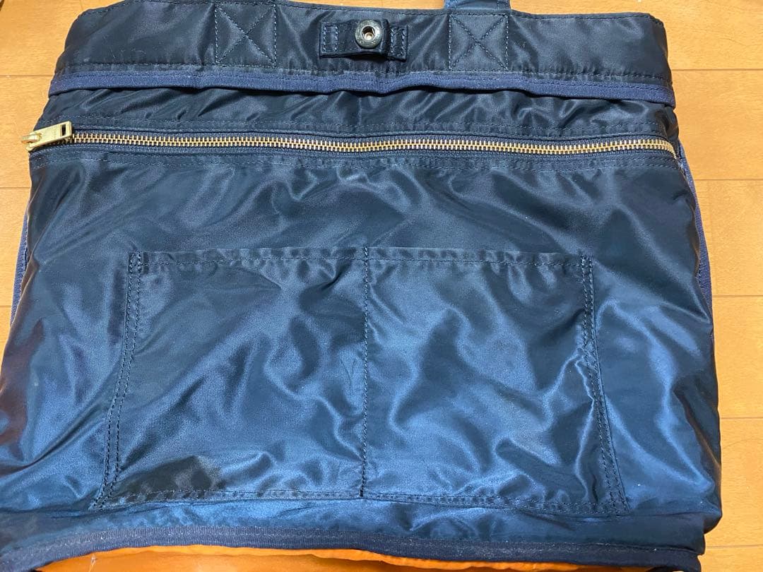 吉田カバン　ポータータンカー　トートバッグ　アイアンブルー　未使用巾着つき