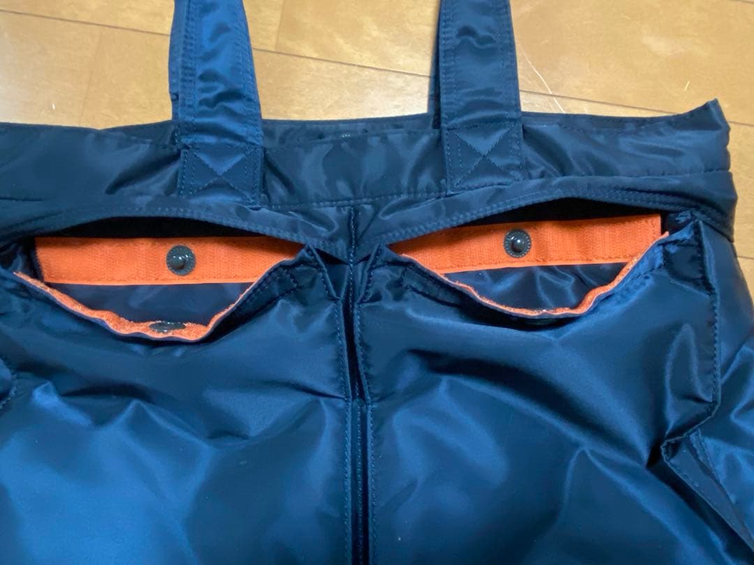 吉田カバン　ポータータンカー　トートバッグ　アイアンブルー　未使用巾着つき