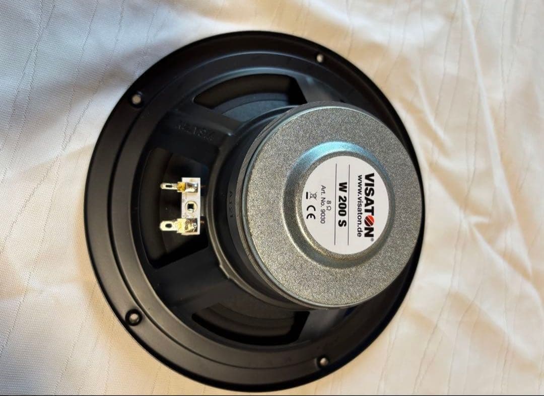 Visaton 20cm W200S＋D-50 バックロードホーンスピーカー