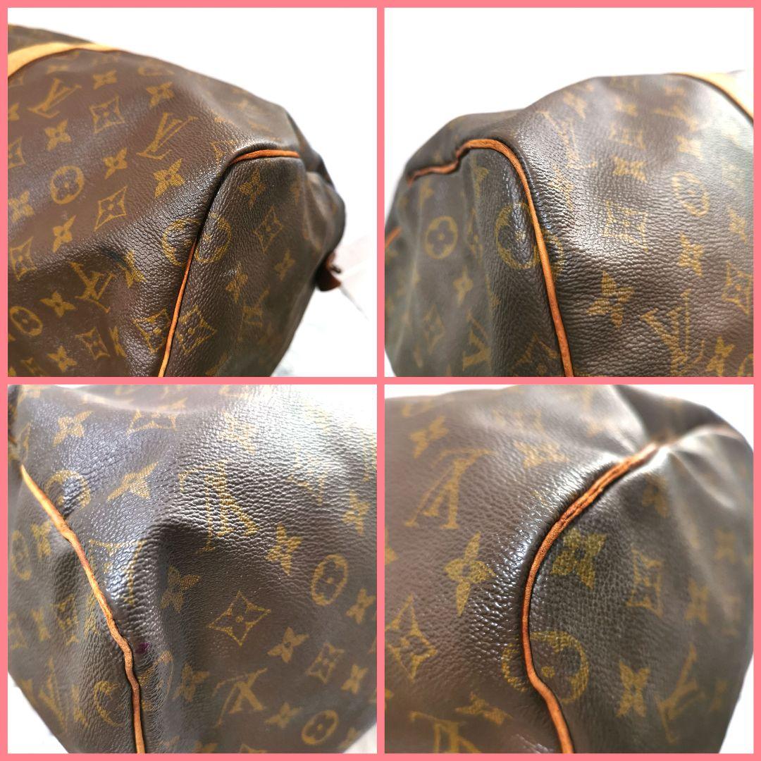【良品】ルイヴィトン LVモノグラム ボストンバッグ45キーポル鑑定済!