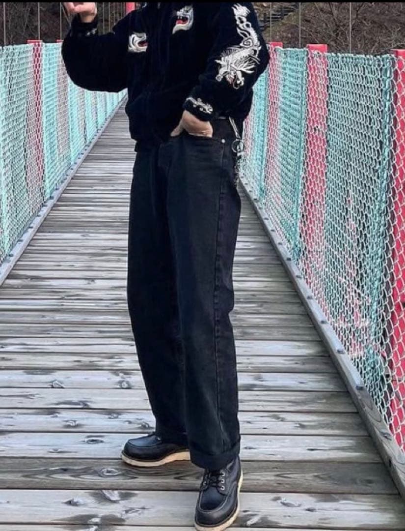 【専用】BOURBON HOUSE 　スカジャン　ジャケット古着 襟 レア