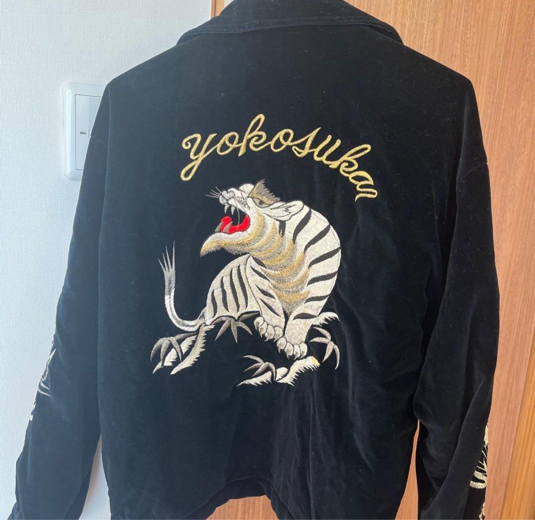 【専用】BOURBON HOUSE 　スカジャン　ジャケット古着 襟 レア